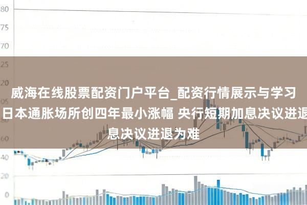 威海在线股票配资门户平台_配资行情展示与学习导航 日本通胀场所创四年最小涨幅 央行短期加息决议进退为难